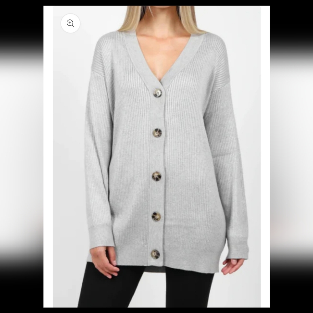 Burnette the label button front cardigan S/M